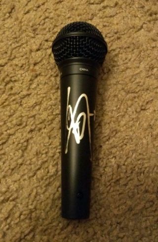 Lzzy Hale Halestorm Signed Microphone B