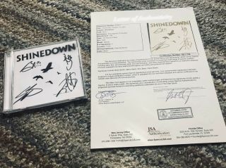 Shinedown Band Signed The Sound Of Madness Cd Album Autographed,  Jsa