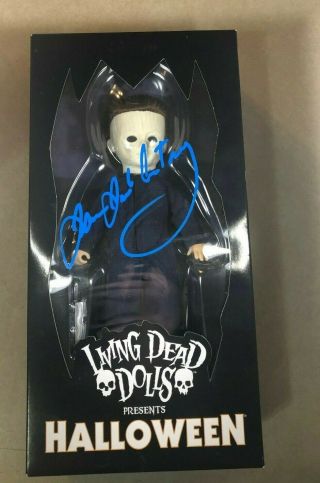 Halloween Michael Myers James Jude Courtney Signed Mezco Living Dead Doll