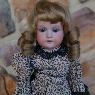 Antique Bisque Doll German A M Armand Marseille Germany 370 2/0x Dep