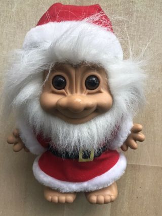 Rare Large Russ Troll Christmas Santa Retro Vintage Collectable 90s Toy