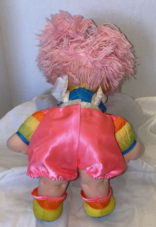 Vintage 1983 Hallmark Tickled Pink Rainbow Brite doll 18 
