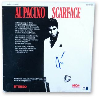 Al Pacino Signed Autographed Laserdisc Cover Scarface Tony Montana Gv865958
