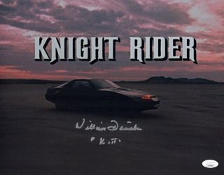 William Daniels Signed Kitt Knight Rider 11x14 Photo In Person Autograph Jsa