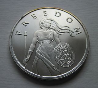Bu Sbss Standing Freedom, .  999 Silver - Medal/coin/token/bullion Bullet/shield