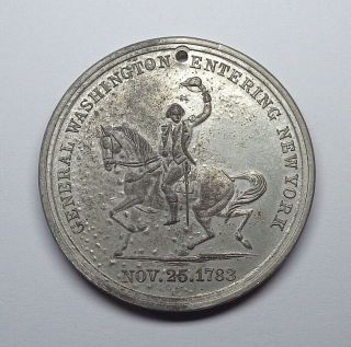 1883 Gen.  Washington/british Evacuation Of York Centennial Medal,  B - 462a.