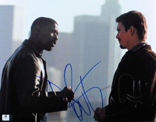 Denzel Washington Ethan Hawke Signed Autographed 11x14 Photo Training Day 853743