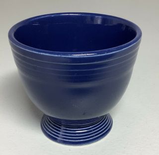 Vintage 40s Fiestaware Rare Egg Cup Cobalt Blue Color