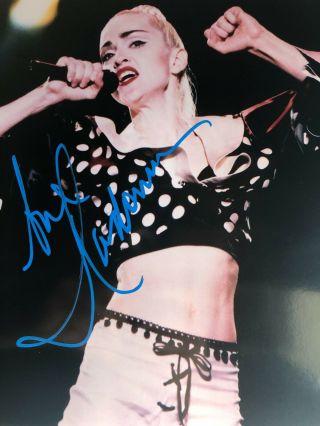 Madonna Signed Photo Autographed 8x10 Photo,  Vogue,  Material Girl,  Evita,  Madge