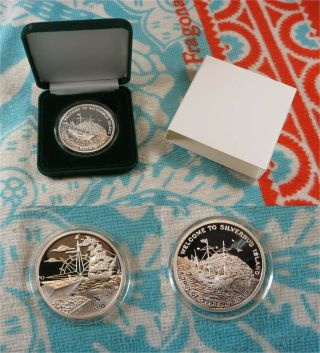 2015 Welcome Silverbug Island 1 Oz.  999 Silver Proof In Capsule - Gift Box