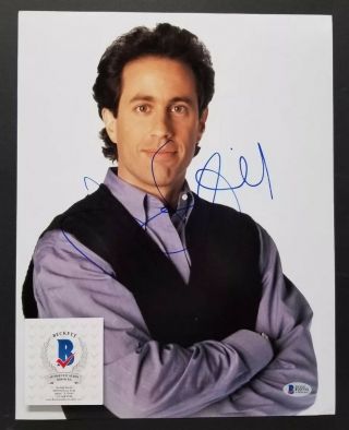 Jerry Seinfeld Signed Autographed Actor,  Comedian 11x14 Photo.  Beckett