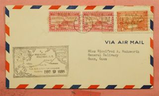 1935 Philippines Fam 14 Paa Clipper First Flight Manila To Guam