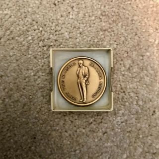 Medallion Commemorating Dedication Of Henry Ford Library.  Dearborn,  Mi 1975 $40