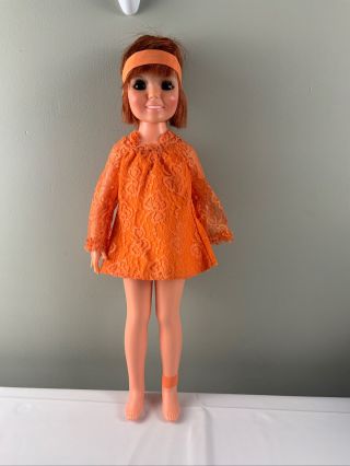 1969 Vintage Ideal Toy Co.  Crissy Doll,  18” Tall