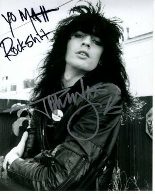 Tommy Lee Autographed Signed Photograph - To Matt Motley Crue