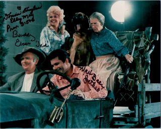 The Beverly Hillbillies Cast Signed Autographed Buddy Ebsen,  2 8x10 D