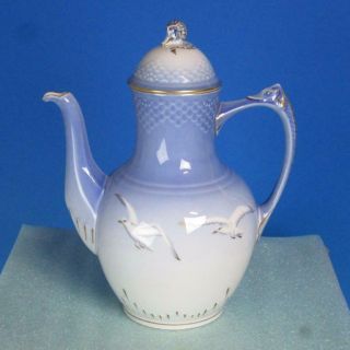 Vintage Bing & Grondahl Seagull Pattern - Coffee Tea Pot With Drip Hole