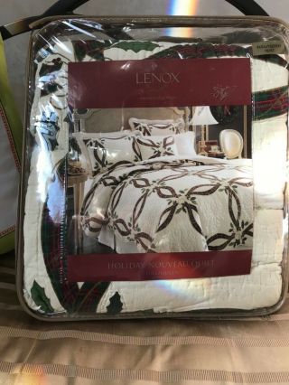 Lenox Holiday Nouveau Quilt Full/queen In