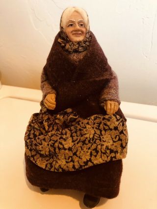 Vintage Highland Character Doll By Sheena Macleod,  D.  A.  Scottish Fishwife