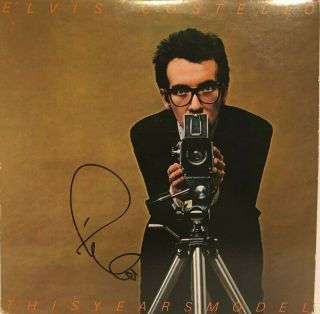 Autographed Elvis Costello Signed This Years Model Vinyl Lp Jsa Authentication