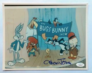 Looney Tunes Chuck Jones Signed Autograph 10x8 Bugs Bunny Photograph Jsa Authent