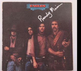 Gfa Eagles Band Randy Meisner Signed Vinyl Record Album Ad2