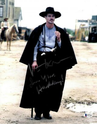 Val Kilmer Signed Autographed Tombstone " I 