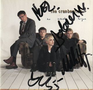 The Cranberries Signed Cd,  Dolores O 