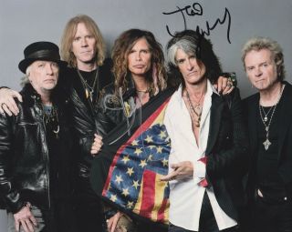 Aerosmith Dual Signed Steven Tyler Joe Perry Autograph 8x10 With Signature