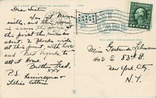 Texas - Vf 1916 Browns & Smfrdyce Rpo Flag (493 - M - 1var,  Rarity Iv) On Ppc
