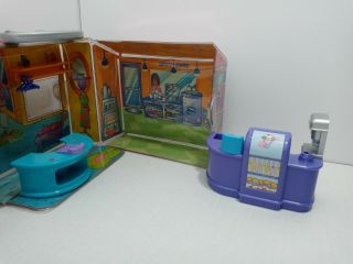 Fashion Polly Pocket Store Salon Shop Mall Fold Out Playset Carry Case Vintage 2