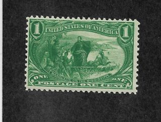 Us Postage Stamp 285,  Mnhog,  Fine,  Great Color,  F Centering,  Bv $ 67.  50
