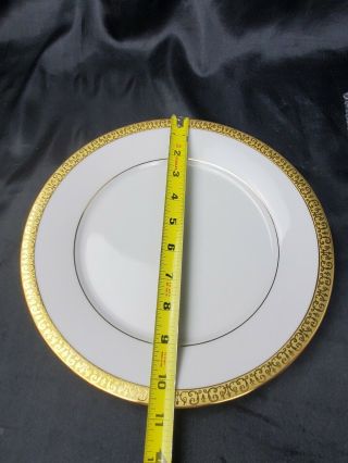 Set Of 6 Royal Gallery " Gold Buffet " Dinner Plates