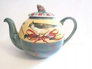Lenox Winter Greetings Teapot With Lid
