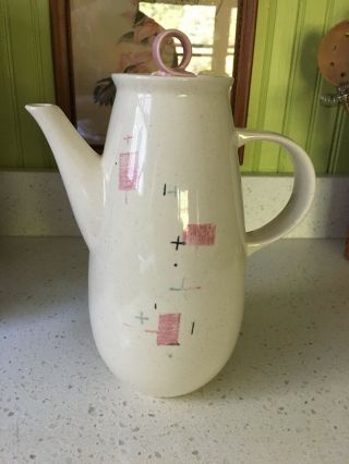 Vintage Vernon Ware Tickled Pink Coffee Pot