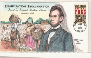 Collins 4721 - Emancipation Proclamation - President Lincoln - Fdc - Hp
