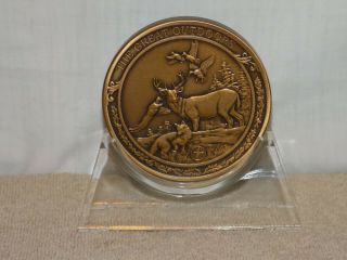 1998 Franklin Annual Calendar Art Metal Bronze Medal