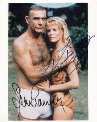 Neversay Never Again - James Bond - Sean Connery - =2= - Wow Hand Signed Autograph