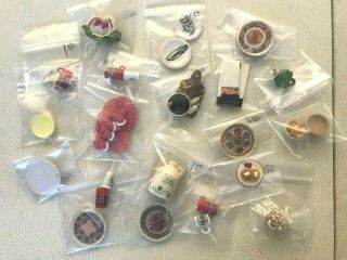 20 Packs Of Dollhouse Miniature Assorted Kitchen Items