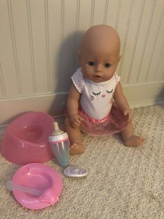 Baby Born Doll With Potty