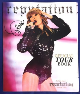 Taylor Swift Signed Autographed Reputation Tour Book Program 1989 Folklore Lover