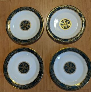 Set Of 4 Royal Doulton Carlyle 8 " Salad Plates H5018