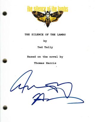 Anthony Hopkins The Silence Of The Lambs Signed Autographed Movie Script W/coa