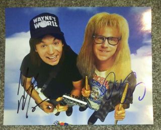 Mike Myers,  Dana Carvey Autographed Wayne 