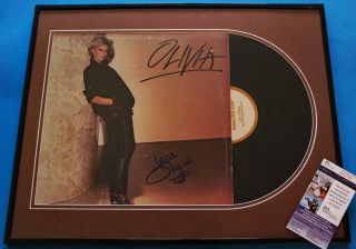 Jsa Olivia Newton - John Signed - Autographed & Framed Totally Hot Vinyl