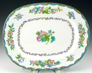 Vintage Minton England B937 Floral 13 " Serving Platter