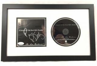 P Diddy Puff Daddy Signed Cd Cover Framed Jsa