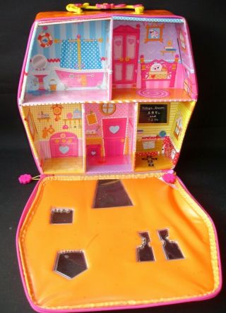 Lalaloopsy Carry Along Orange Colour Playhouse Case House For Mini Size Dolls