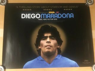 Diego Maradona Quad Cinema Poster.