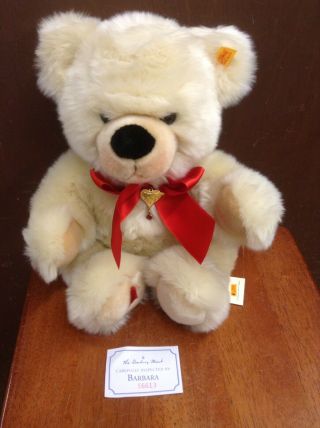Steiff / Danbury Valentine Teddy Bear 668340 And Paperwork
